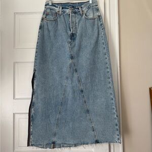 Levi's Denim Maxi Skirt